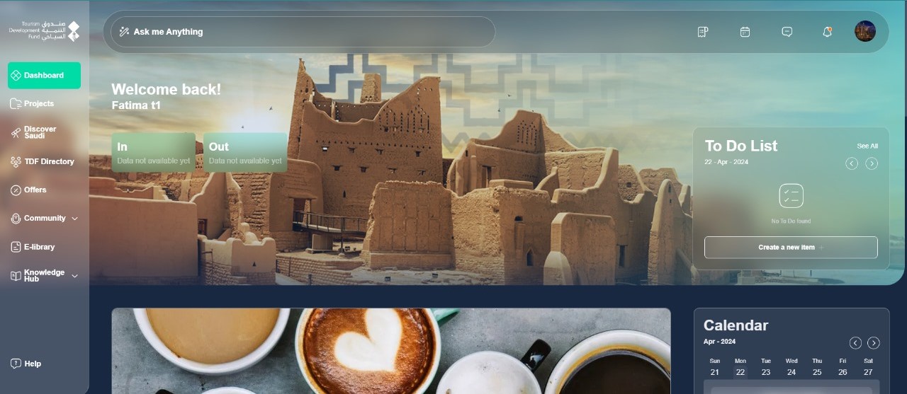 TDF Intranet - Saudi Arabia Tourism Department